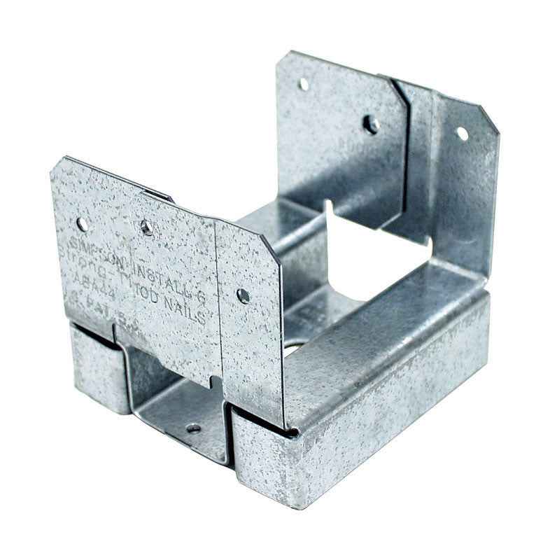 Simpson Strong-Tie ZMAX 3.63 in. H x 4 in. W 16 Ga. Galvanized Steel Standoff Post Base (Pack of 20) - Image 4