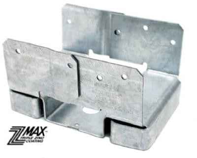 Simpson Strong-Tie ZMAX 3.13 in. H x 3.56 in. W 14 Ga. Galvanized Steel Post Base (Pack of 10) - Image 3