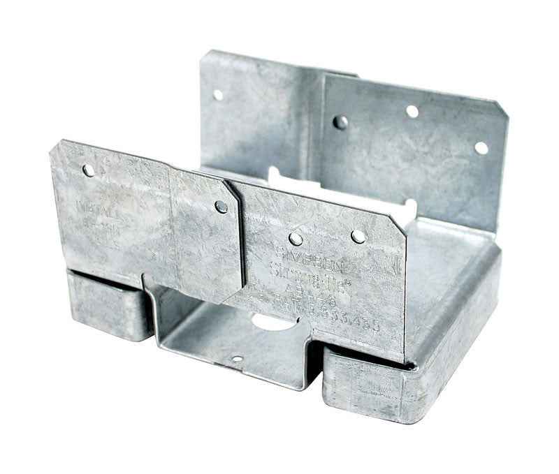 Simpson Strong-Tie ZMAX 3.13 in. H x 3.56 in. W 14 Ga. Galvanized Steel Post Base (Pack of 10) - Image 4
