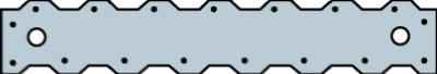 Simpson Strong-Tie 12.81 in. H X 2.06 in. W 20 Ga. Galvanized Steel Strap - Image 2