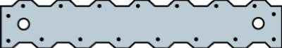Simpson Strong-Tie 12.81 in. H X 2.06 in. W 20 Ga. Galvanized Steel Strap - Image 4