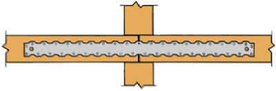 Simpson Strong-Tie 33.81 in. H X 2.06 in. W 14 Ga. Galvanized Steel Strap - Image 2