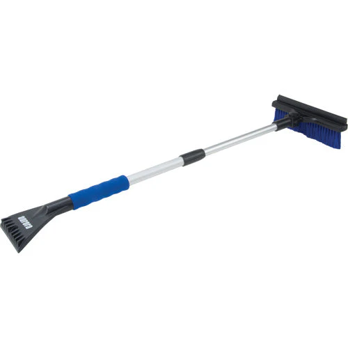 Snow Brush, Telescopic, Polypropylene Blade, 32-1/2" Long, Blue - Image 2