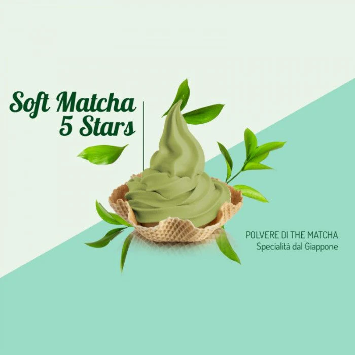 Soft Matcha 5 Stars Soft Serve Mix - Case of 8 x 1.5 KG bags - Rubicone Canada - Ships Free Within Canada on Orders Above CAD $199 - Image 2