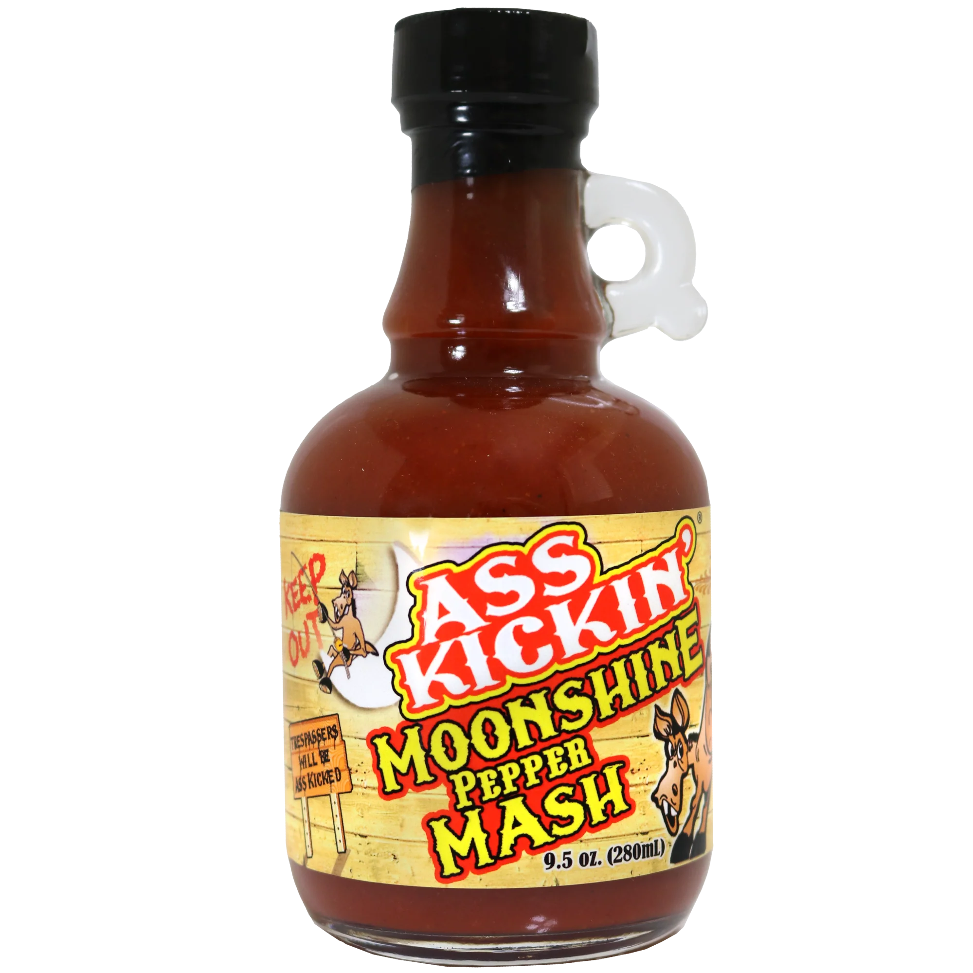 Ass Kickin’ Moonshine Pepper Mash 9.5 oz. bottles