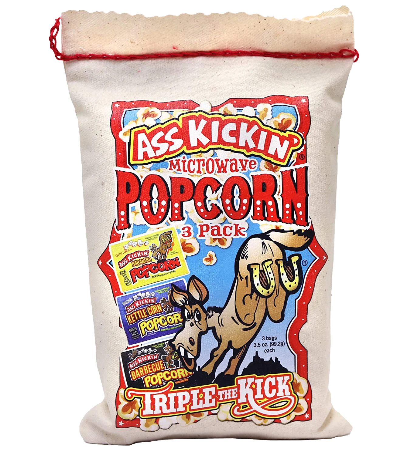 Ass Kickin’ Popcorn 3 Pack Assortment