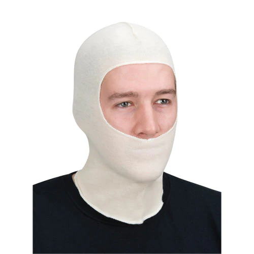 Spray Sock Head Cover, Cotton, White - Image 2