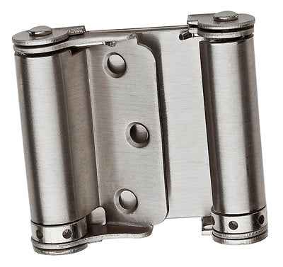 National Hardware 3 in. L Satin Nickel Double-Acting Spring Hinge 1 pk - Image 2
