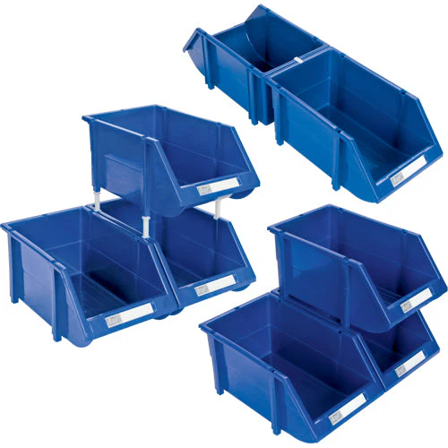 Stack & Hang Bin, 11-13/16" W x 7" H x 17-11/16" D, Red - Image 2
