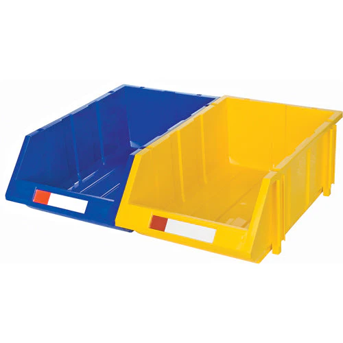 Stack & Hang Bin, 11-13/16" W x 7" H x 17-11/16" D, Yellow - Image 2