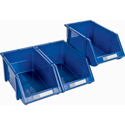 Stack & Hang Bin, 4-13/16" W x 3-3/16" H x 7-1/8" D, Blue - Image 6