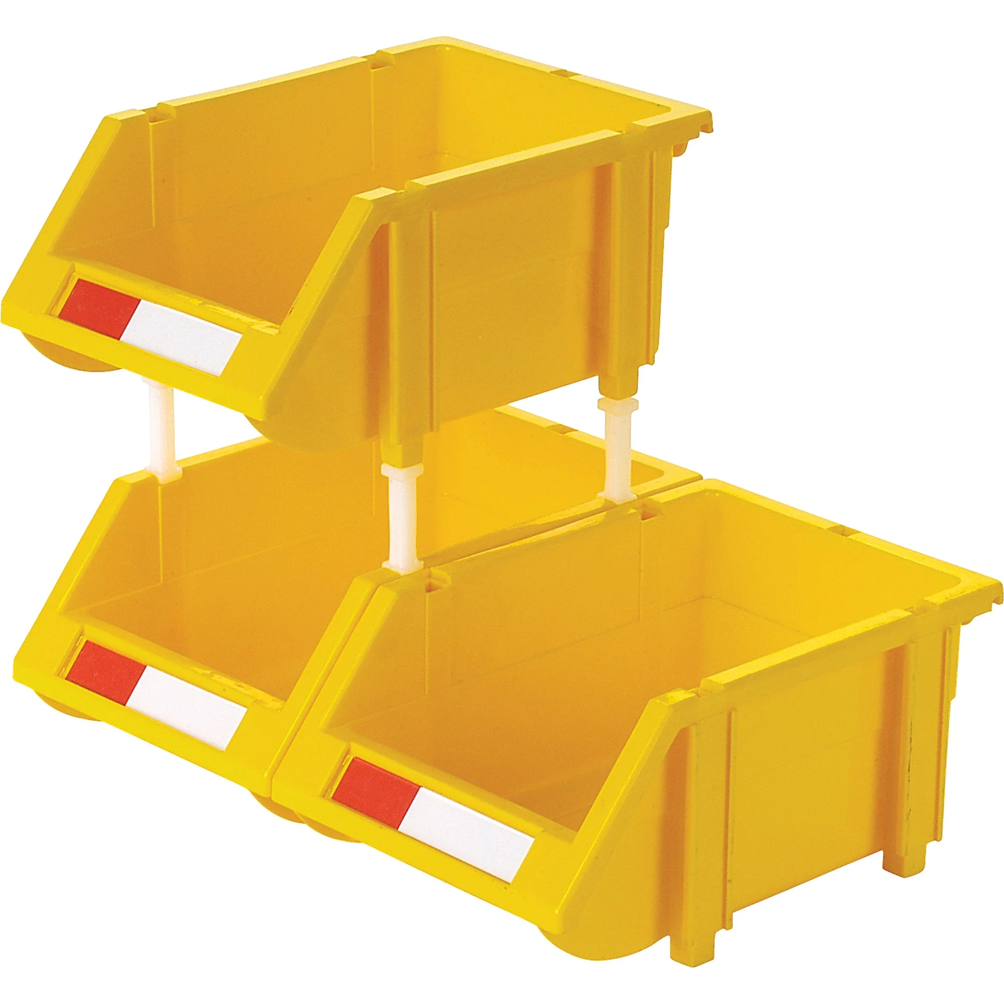 Stack & Hang Bin, 4-13/16" W x 3-3/16" H x 7-1/8" D, Yellow - Image 2