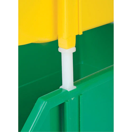 Stack & Hang Bin, 5-7/8" W x 4-11/16" H x 9-13/16" D, Yellow - Image 3