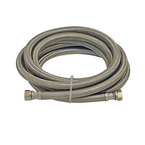 Stainless Steel Dishwasher and Drain Kit with Large Port, 10 Ft Length, White - Image 3