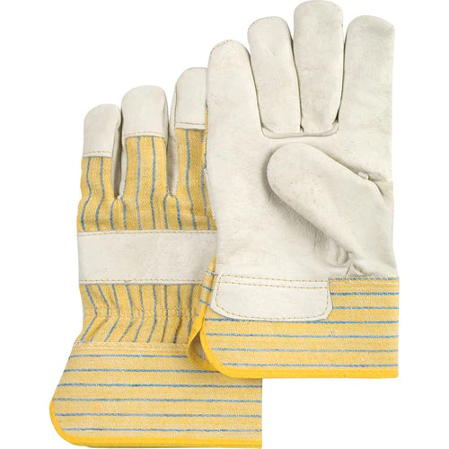 Standard-Duty Dry-Palm Fitters Gloves, X-Large, Grain Cowhide Palm, Cotton Inner Lining - Image 2