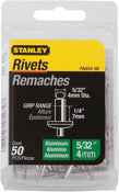 Stanley 5/32 in. D X 1/4 in. Aluminum Blind Rivets Silver 50 pk - Image 2