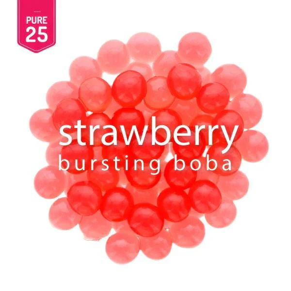 Strawberry Bursting Boba Pure25 - Popping Boba - Bossen - Canada - Ships Free Within Canada on Orders Above CAD $199 - Image 2
