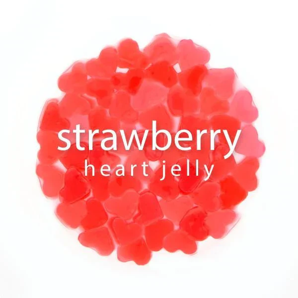 Strawberry Heart Jelly | Coconut Jelly | Multi-Use | Bubble Tea Topping | Ice Cream Topping | Foodservice Canada | Ships Free Within Canada on Orders Above CAD $199 - Image 2