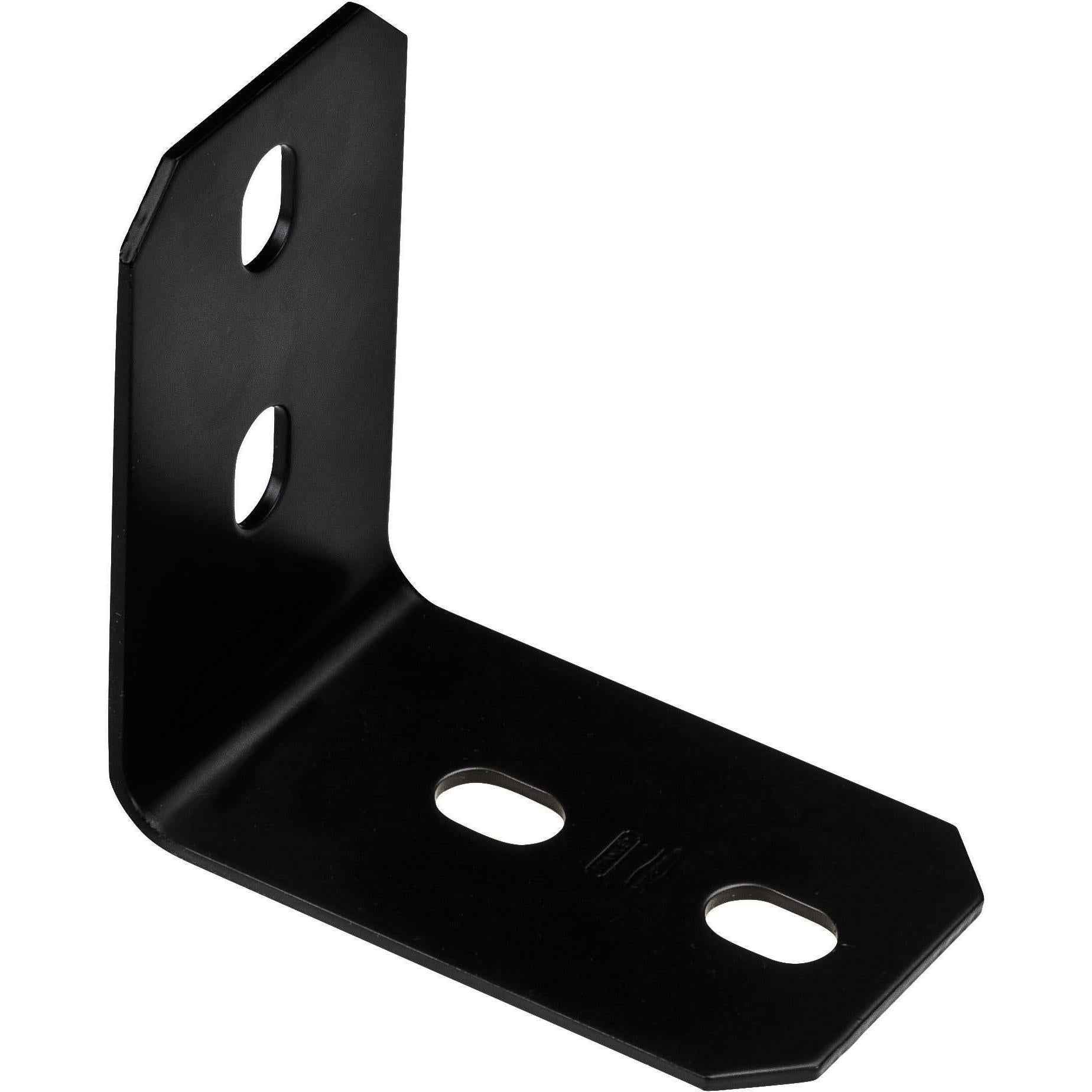 National Hardware 4.9 in. H X 3 in. W X 0.125 in. D Black Carbon Steel Inside/Outside Corner Brace - Image 2