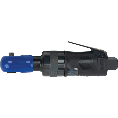 Stubby Industrial Air Ratchet Wrench, 1/4" Drive, 1/4" NPT, 3 CFM - Image 2