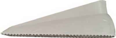 National Hardware 6 in. L Rubber Gray Wedge Door Stop Mounts to floor - Image 3
