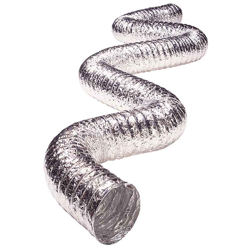 Deflect-O Jordan 300 in. L X 6 in. D Silver/White Aluminum Vent Hose - Image 2