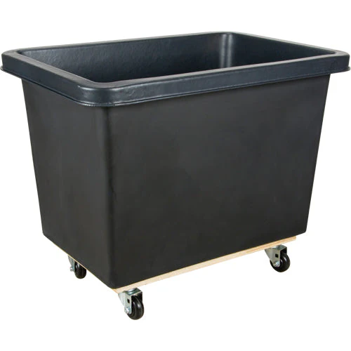 Tapered Wall Box Truck, Polyethylene, 39" L x 27" W x 30" H, 12 cu. ft. Volume, 500 lbs. Capacity