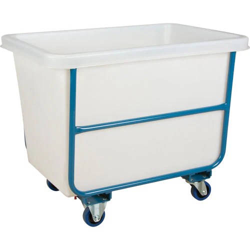 Tapered Wall Box Truck, White Polyethylene, 37" L x 26" W x 31" H, 9 cu. ft. Volume, 1000 lbs. Capacity