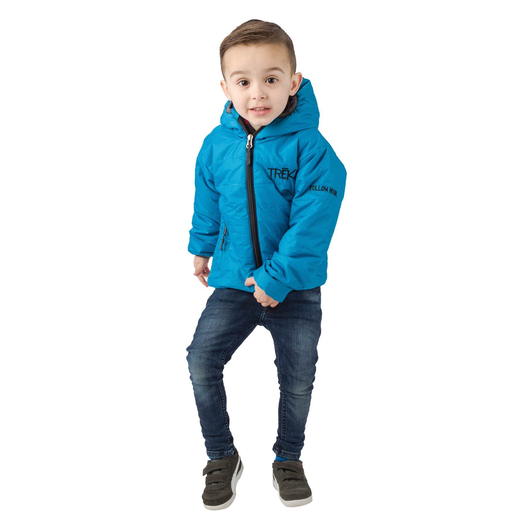 The Lukla Kids Unisex Insulated Jacket 150 GSM – Blue - Image 2