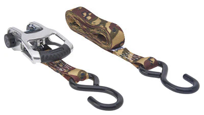 Keeper 1 in. W X 12 ft. L Camo Ratchet Tie Down Strap 550 lb 2 pk - Image 2