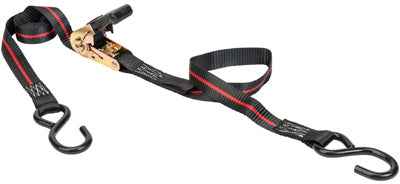Keeper 1 in. W X 8 ft. L Black Tie Down w/Ratchet 500 lb 2 pk - Image 2