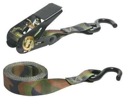 Keeper 1 in. W X 8 ft. L Camo Tie Down w/Ratchet 400 lb 4 pk - Image 2