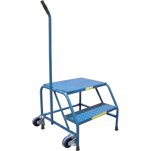 Tilt-N-Roll Step Stands, 2 Step(s), 24" L x 29" W x 19" H, 300 lbs. Capacity - Image 2