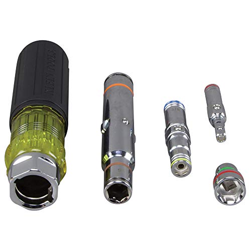 Tools 32807MAG 7-in-1 Nut Driver, Magnetic Driver with SAE Hex Nut Sizes and Spring Coil Bits, Heavy-Duty Handle for Added Torque - Image 2