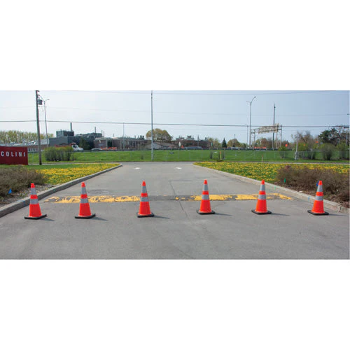 Traffic Cone, 28", Orange, 4" & 6" Reflective Collar(s) - Image 2