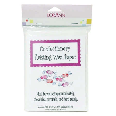 Twisting Wax Paper - 100 pack, 2000 pack - Candy Accessories - Canadian Distribution - Ships Free Within Canada on Orders Above CAD $199 - Image 2