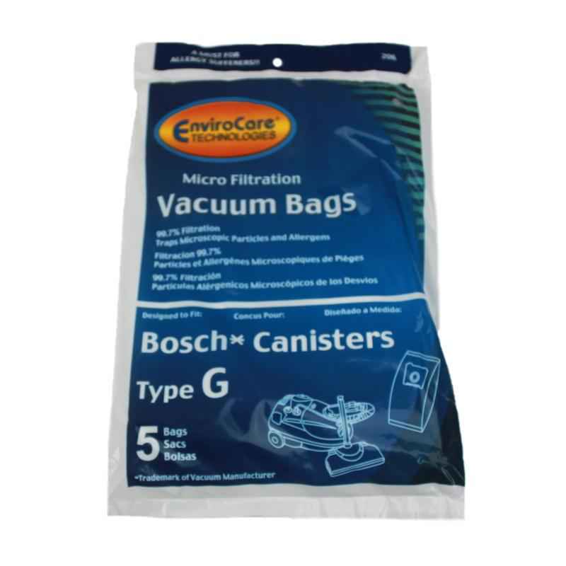 Type G Generic Vacuum Paper Bag, Canister Micro Part 206, 471437