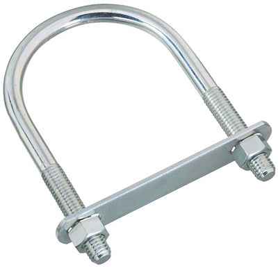National Hardware 1/2 in. X 3-1/2 in. W X 6 in. L Coarse Zinc-Plated Steel U-Bolt - Image 2