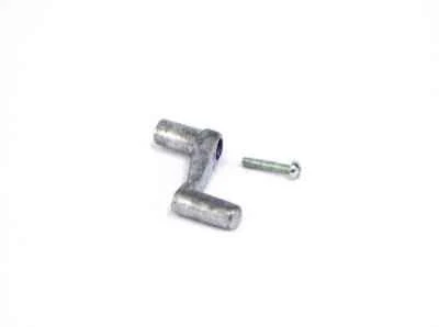 US Hardware Mill Silver Zinc Universal Window Crank For Universal - Image 2