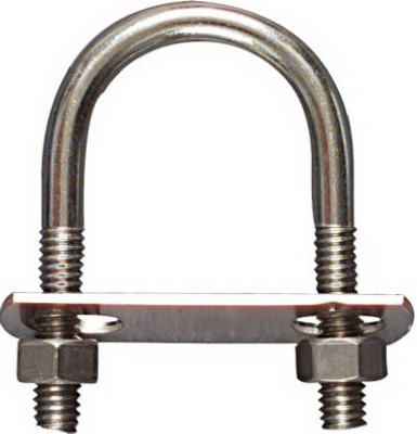 National Hardware 5/16 in. X 1-3/8 in. W X 2-1/2 in. L Coarse Zinc-Plated Stainless Steel U-Bolt - Image 2
