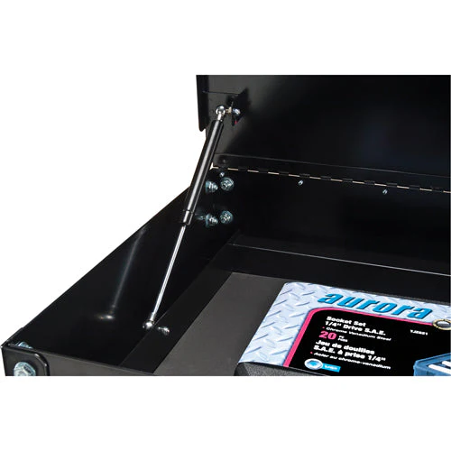 Utility Cart, 4 Drawers, 18" L x 33" W x 39" H, Black - Image 4
