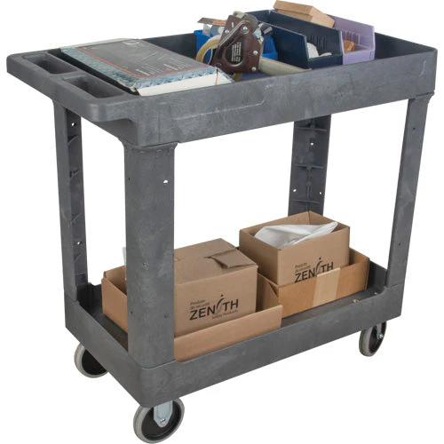 Utility Service Cart, 2 Tiers, 16-1/2" x 32-1/2" x 34-1/2", 550 lbs. Capacity - Image 2