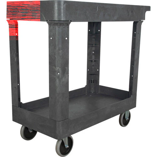 Utility Service Cart, 2 Tiers, 16-1/2" x 32-1/2" x 34-1/2", 550 lbs. Capacity - Image 6