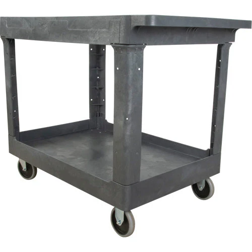 Utility Service Cart, 2 Tiers, 24-5/8" x 32-1/2" x 40", 550 lbs. Capacity - Image 5