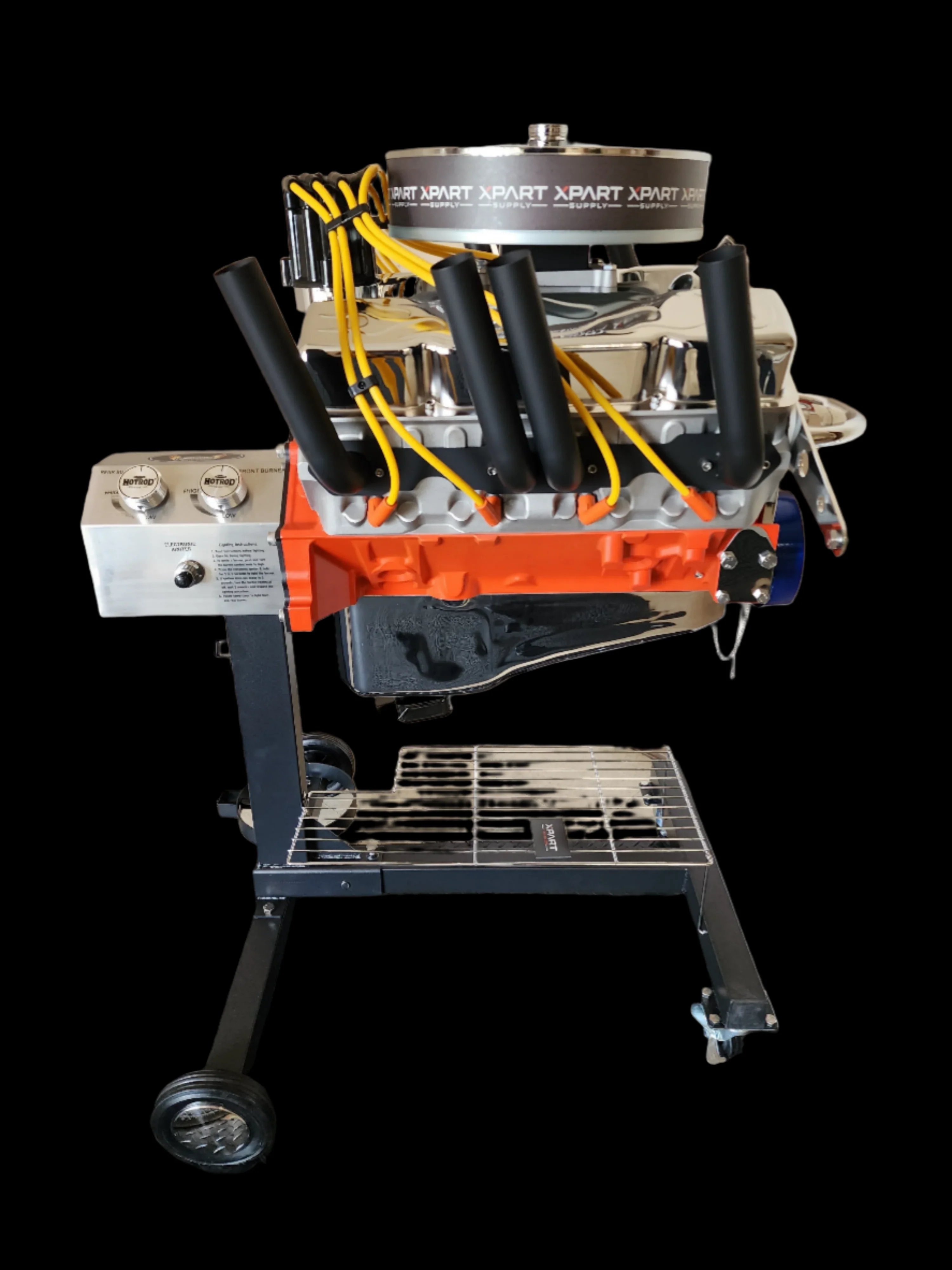 V8 Engine Hot Rod Gas Grill Barbecue - Image 5