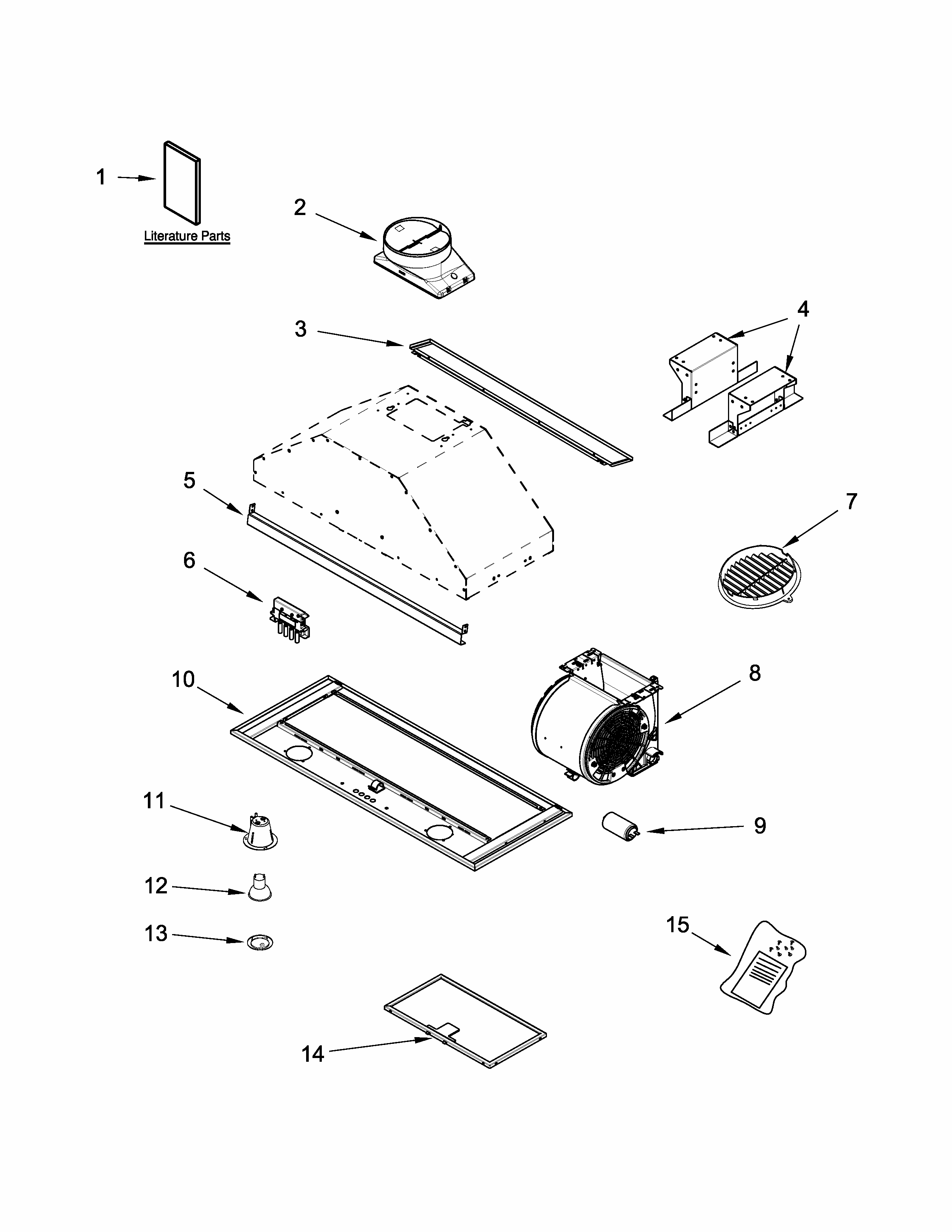 W10531088 Range Vent Hood Push Switch - Image 5