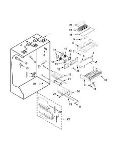 W10555480 Refrigerator Drain Pan Heat Shield - Image 2