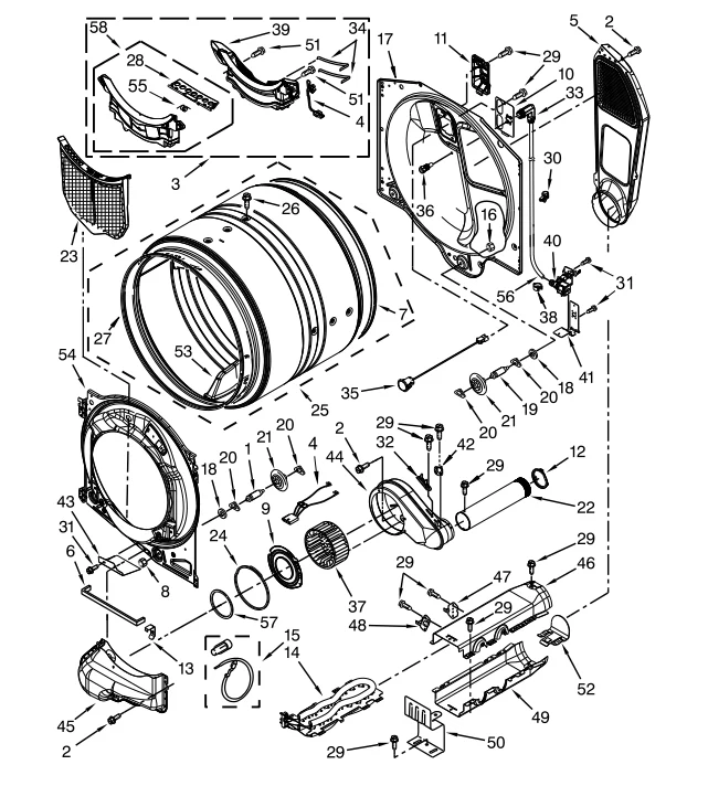 W10909685 Dryer Thermal Fuse (Thermal Cut-Off, Safety Fuse, Overload Fuse) - Image 5