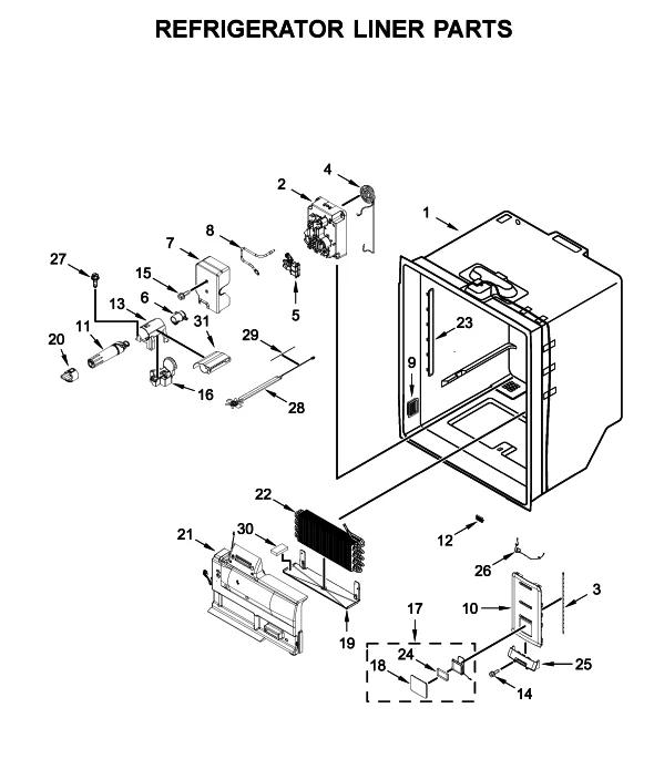 W11024084 Refrigerator Heater