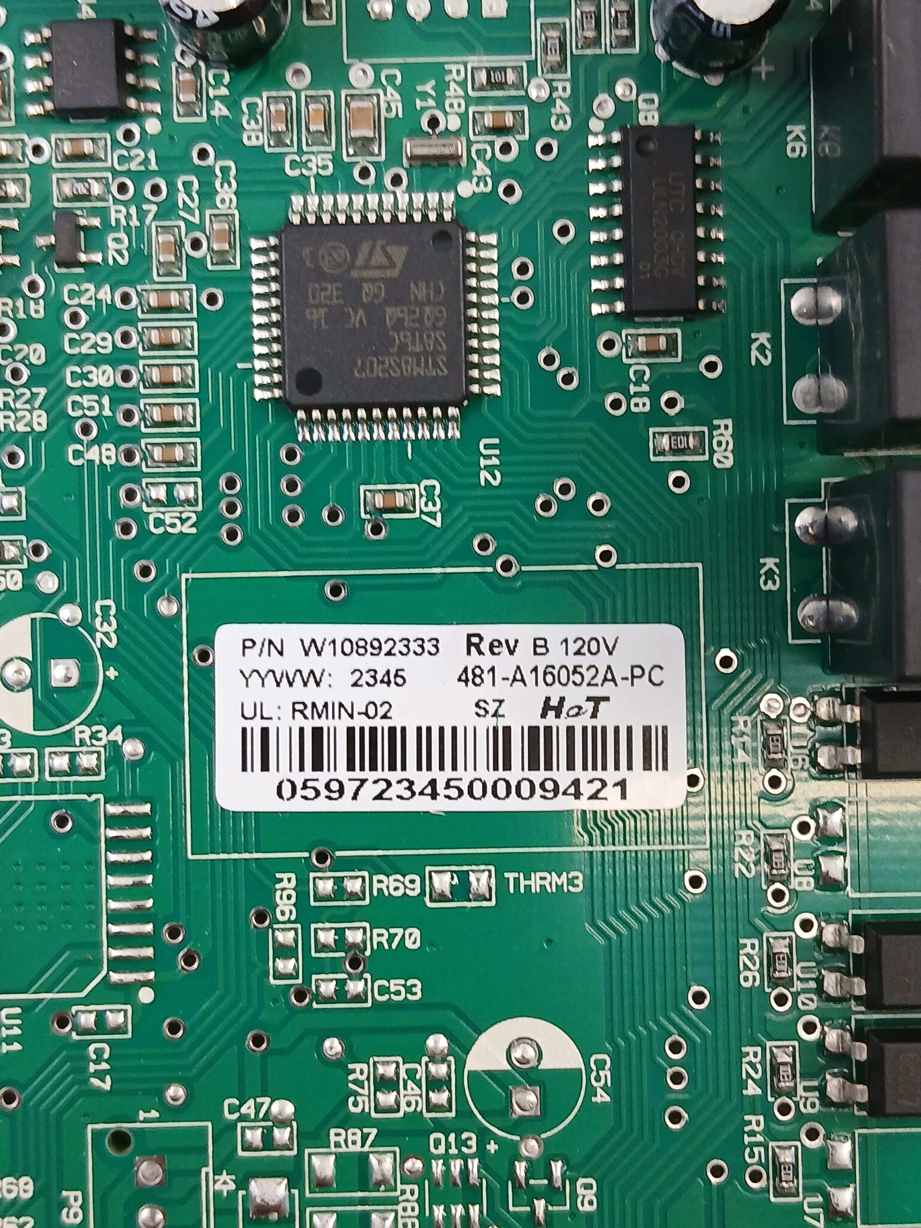 W11035836 Refrigerator Main Control Board - Image 5